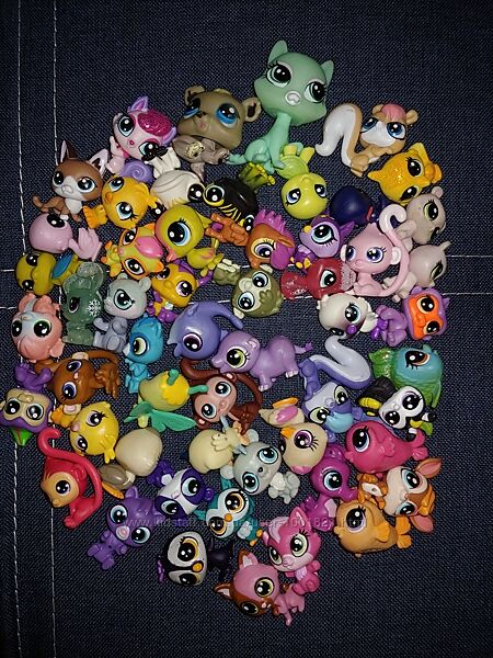 Микро и мини игрушки 10 штук lps