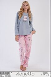 Теплі флісові піжами 