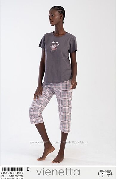 Піжами футболка капрі