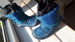 Зимние ботинки  ecco р. 25  экко сапожки 