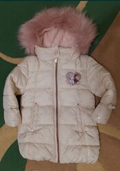 Курточка пальто на холодную весну/осень еврозима Disney Frozen, 92см