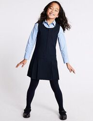 Школьный классический сарафан, под гольфик или рубашку M&S, на 6-7 лет