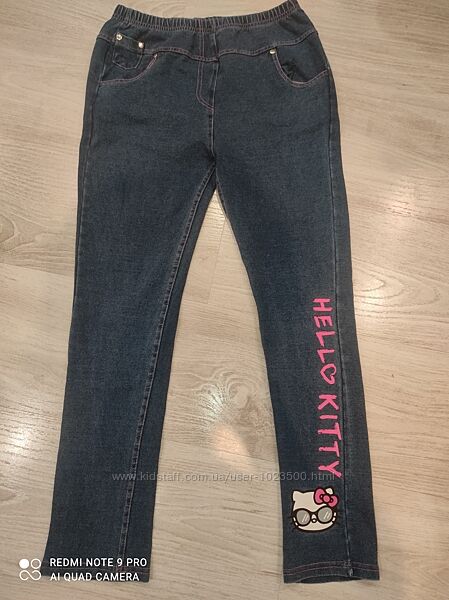 Плотні лосини Sanrio під джинс на 9-10 років