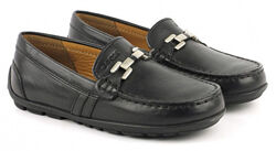 Новые стильные кожаные туфли мокасины Geox оригинал, на мальчика 28-29