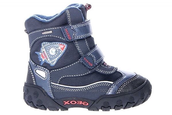 Новые светящиеся непромокаемые теплые зимние ботинки мальчику Geox, 20-21