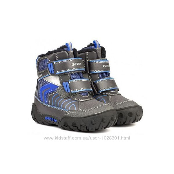 Новые непромокаемые зимние ботинки Geox, теплые сапоги мальчику, 19-20