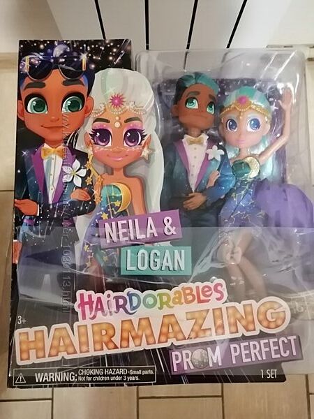Hairdorables Prom Perfect Ідеальний випускний лялька кукла Neila Logan