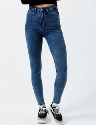 Стильные брендовые джинсы cropp с высокой посадкой. размер eur40 m.