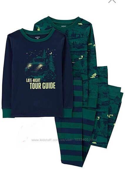 Пижамы на мальчика, размеры от 18м до 8 лет, піжама
