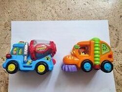 Две машинки спецтехники Huile Toys Hola toys