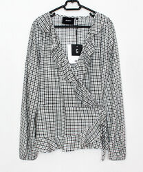 Женская стильная блуза блузка рубашка на запах object zara