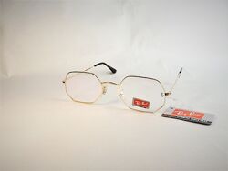 Имиджевые очки Ray Ban 3556 прозрачные узкие