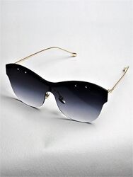 Женские солнцезащитные очки Dior черные с градиентом