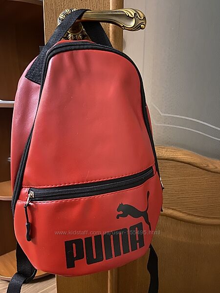 Красный женский рюкзак puma