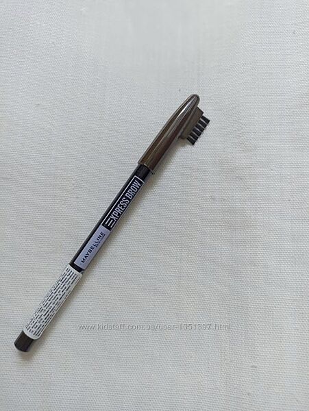 maybelline new york карандаш для бровей с щеточкой оттенок 06 black brown