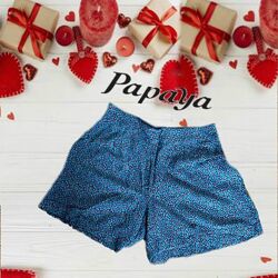 Papaya Красивые вискоза домашние шорты пижамные женские в принт 14