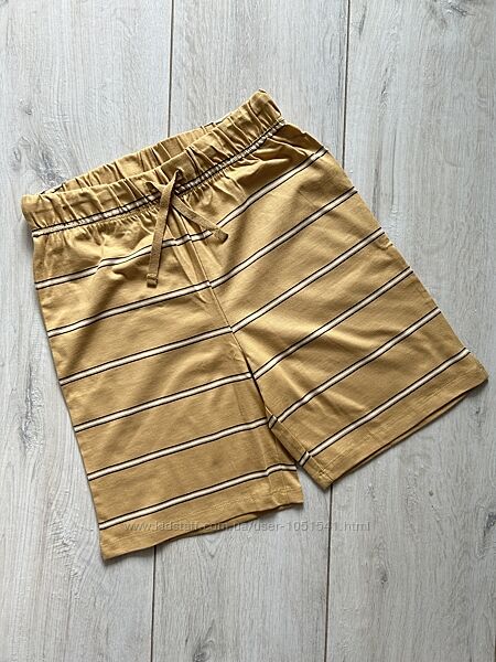Хлопкові трикотажні шорти від h&m рост , 134 и 140 см 