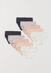 Трусики фірми h&m 5 шт на дівчинку ріст від 110 до 140 см