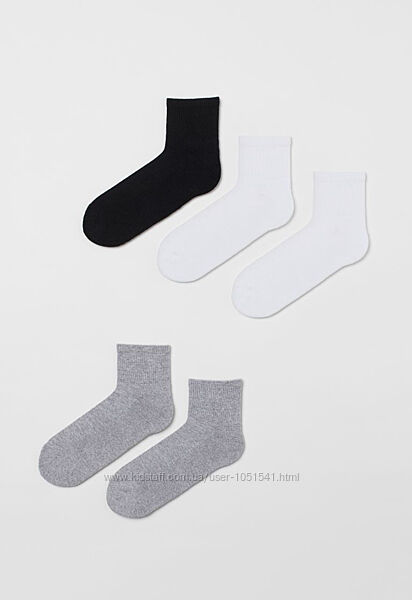 Теплі махрові шкарпетки -5 шт від h&m розмір 37-39 , 40-42