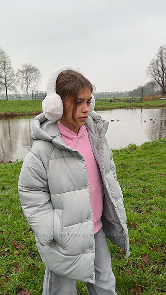 Зимова куртка-пальто від zara, ріст від 120 до 164 см