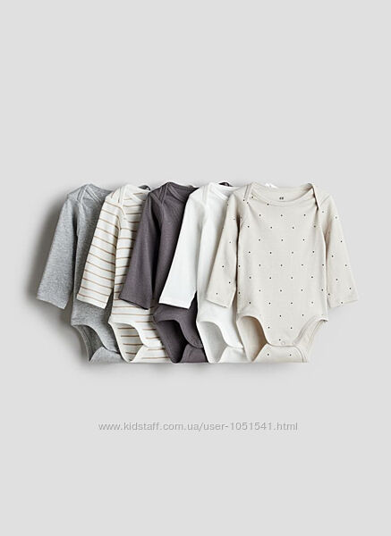 Дитячі боді від h&m на ріст 68 , 74 і 80 см