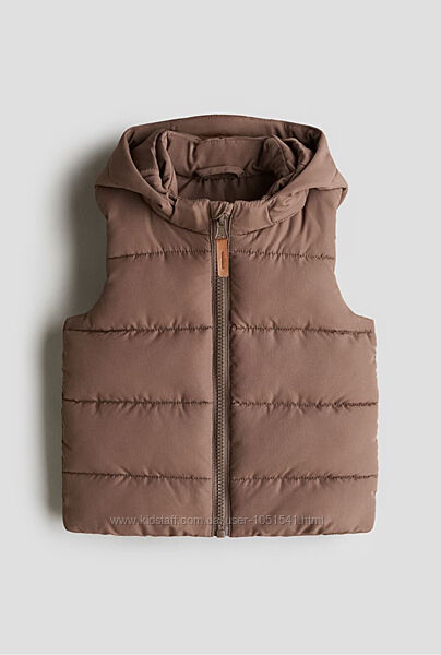 Жилетки коричневі h&m ріст 98 і 104 см