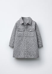 Принтова джинсова сукня zara ріст 104 і 110 см