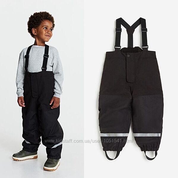 Термо полукомбінезон унісекс від h&m ріст від 98 до 128 см