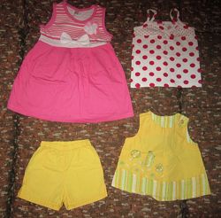 Пакет одежды на девочку 2-3 лет
