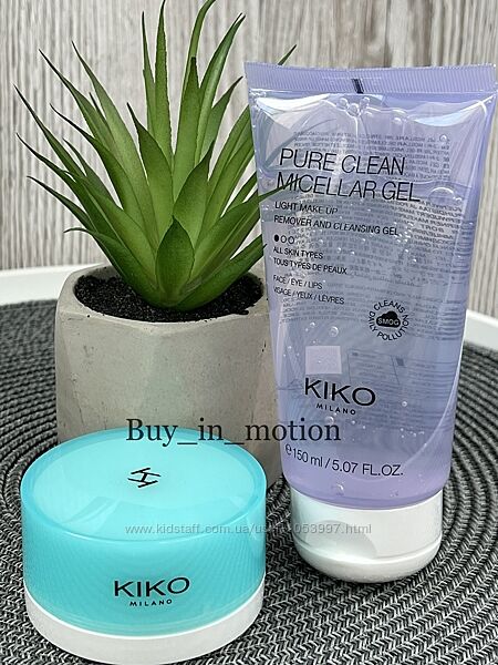 Набір доглядовий крем та гель для вмивання kiko smart hydrashot cream joyfu