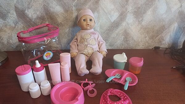 Интерактивная кукла Baby Annabell, Zapf  набор Mothercare