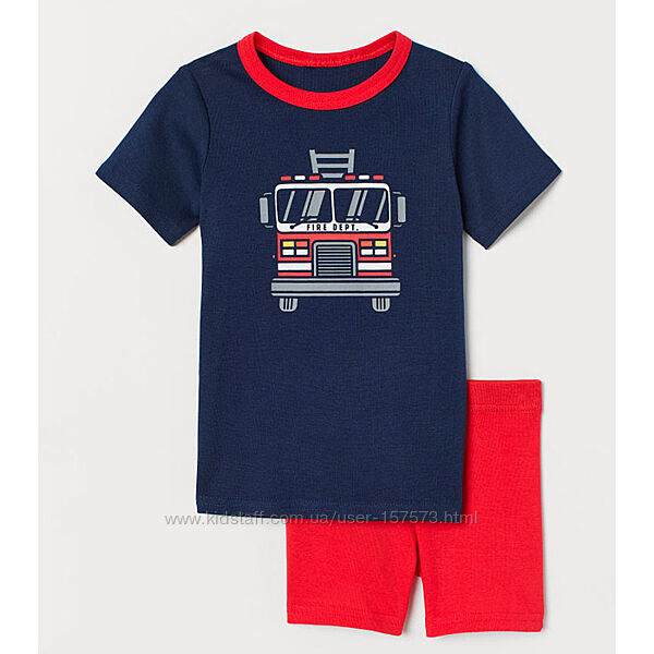 Дитяча літня трикотажна піжама H&M для хлопчика 70212