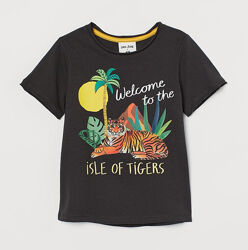 Дитяча футболка Тигр H&M & EMMA JAYNE для хлопчика 86428