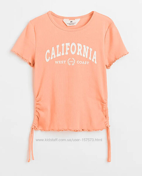 Дитяча футболка топ California H&M на дівчинку - підлітка 79002