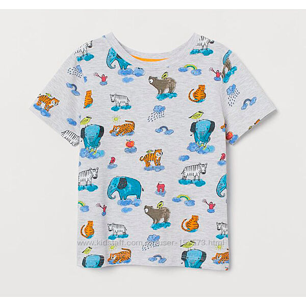 Дитяча футболка Тваринки H&M для хлопчика 