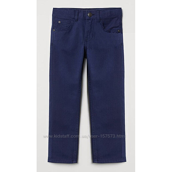 Дитячі однотонні штани Regular Fit H&M на хлопчика 79119