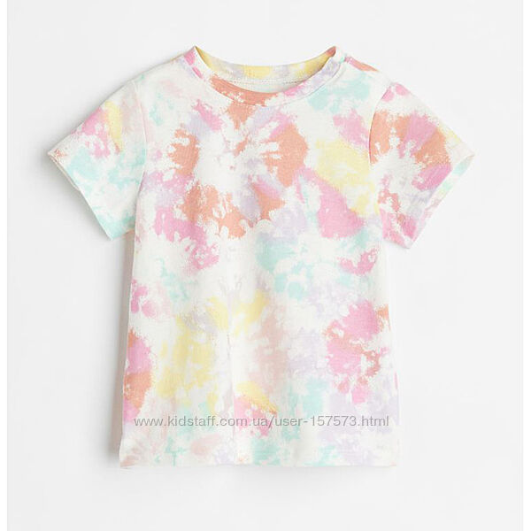Дитяча футболка на кнопках Салют H&M для дівчинки 93217
