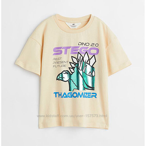 Дитяча футболка Stegozaur H&M на хлопчика 32001