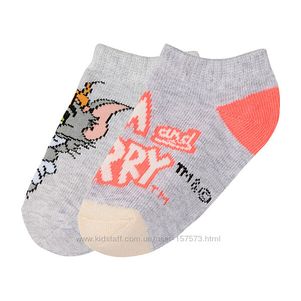Дитячі шкарпетки Tom&Jerry, emoji на дівчинку набір - 69981, 48496
