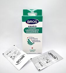 BROS Amaris пластир для заспокоєння шкіри після укусів комах 20шт в упак.