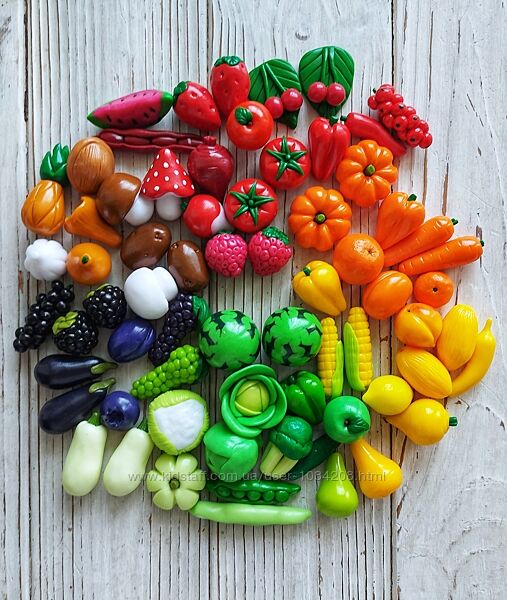 Набір мініатюрних овочів та фруктів стандарт
