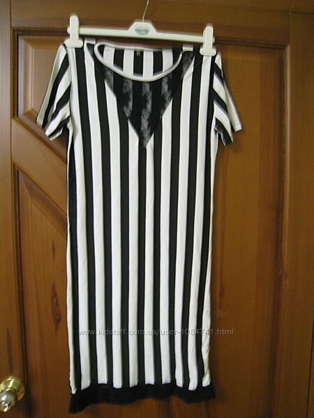 новое женское трикотажное платье-туника платье-футболка, р.46/L