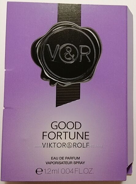  Good Fortune Viktor&Rolf 1,2 мл, новинка 2022 року, пробник