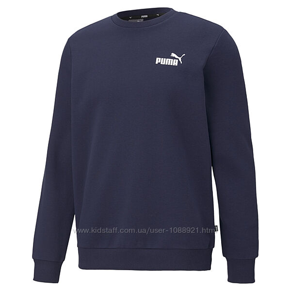 Кофта толстовка Puma Essentials Fleece Crew Sweat Оригинал свитшот Синий