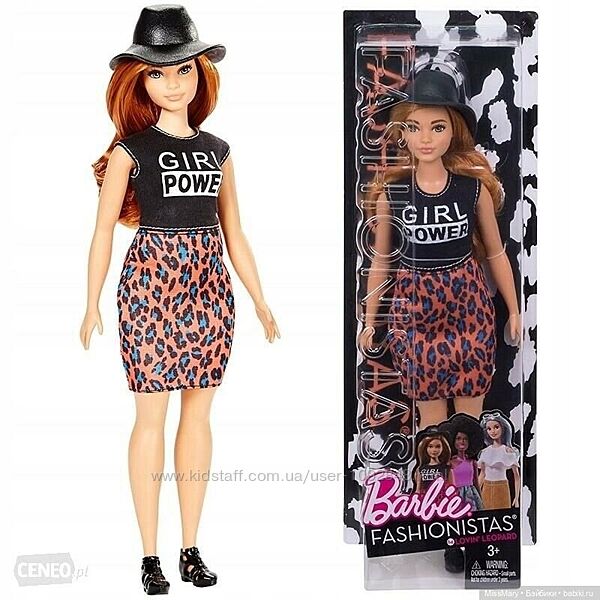 Barbie Fashionistas 64 lovin&acute leopard curvy Mattel DYY94