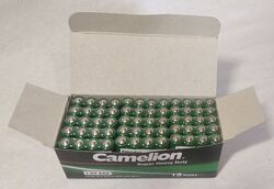 Батарейка CAMELION R03P-SP4G Green Shrink 1х4 AAA упаковка 60шт