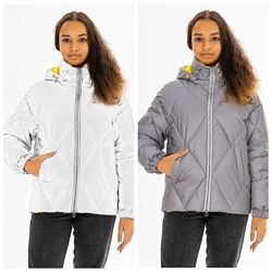 Демисезонная светоотражающая куртка для девочки Лика, Бетти размеры 134-164