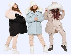 Куртка- парка зимняя для девочки 8332 тм X-Woyz Размеры 116-134, 164
