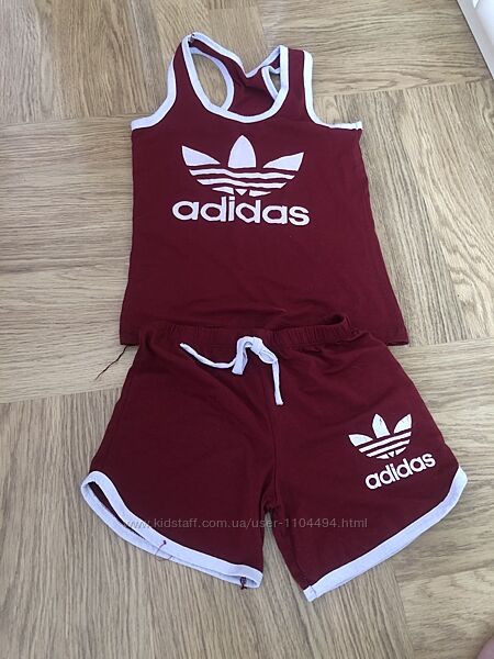 Майка шорти комплект для тренувань Adidas