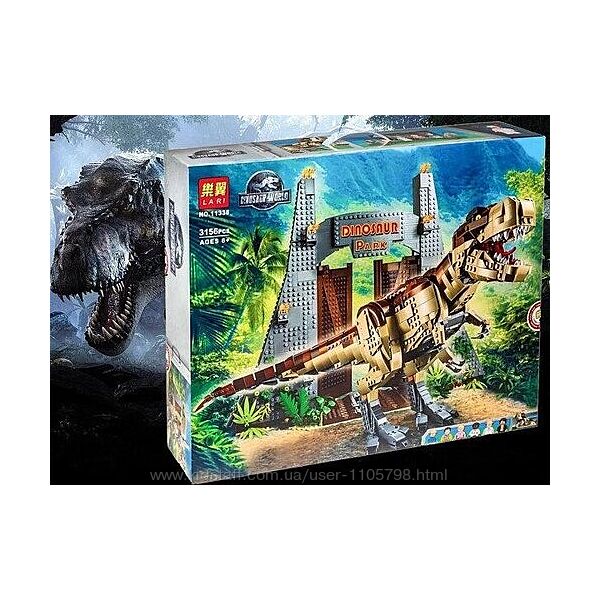 Конструктор  Jurassic World Ярость Ти-Рекса, Bela Парк Юрского периода